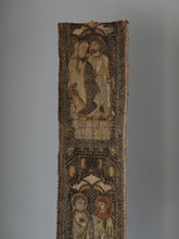 画像をギャラリービューアに読み込む, 十六世紀 金糸絹糸刺繍裂