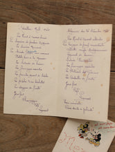 画像をギャラリービューアに読み込む, 1948 Noël / M E N U