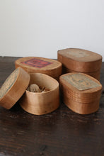 画像をギャラリービューアに読み込む, 紙ラベルと曲木の箱