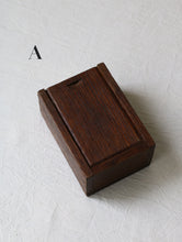 画像をギャラリービューアに読み込む, Wooden box with sliding lid