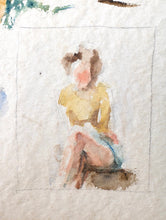 画像をギャラリービューアに読み込む, 椅子に座る女性