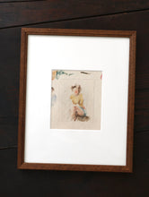 画像をギャラリービューアに読み込む, 椅子に座る女性