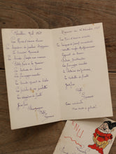 画像をギャラリービューアに読み込む, 1948 Noël / M E N U
