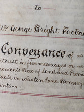 画像をギャラリービューアに読み込む, Conveyance of ..   Dated  14 November 1861
